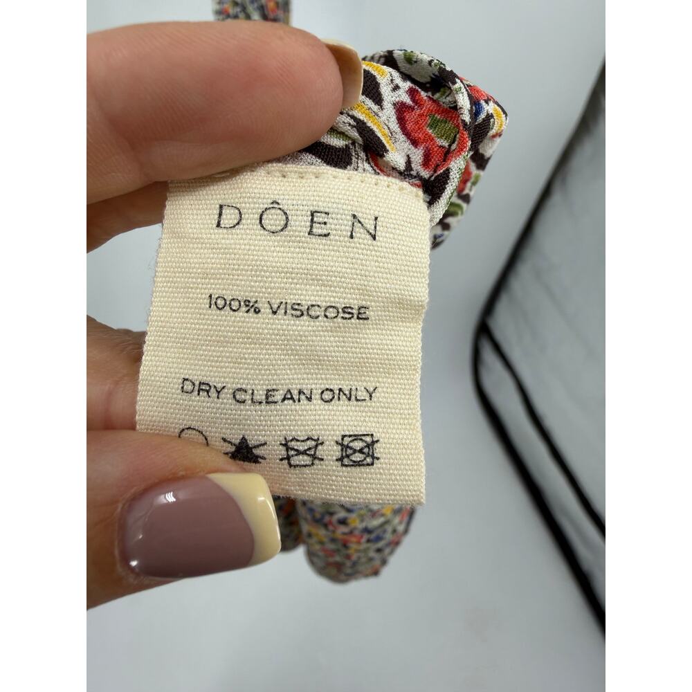 Doen Womens Morisot Zelda Floral Maxi Dress Size M Romantic Boho Long Sleeve - Picture 6 of 12